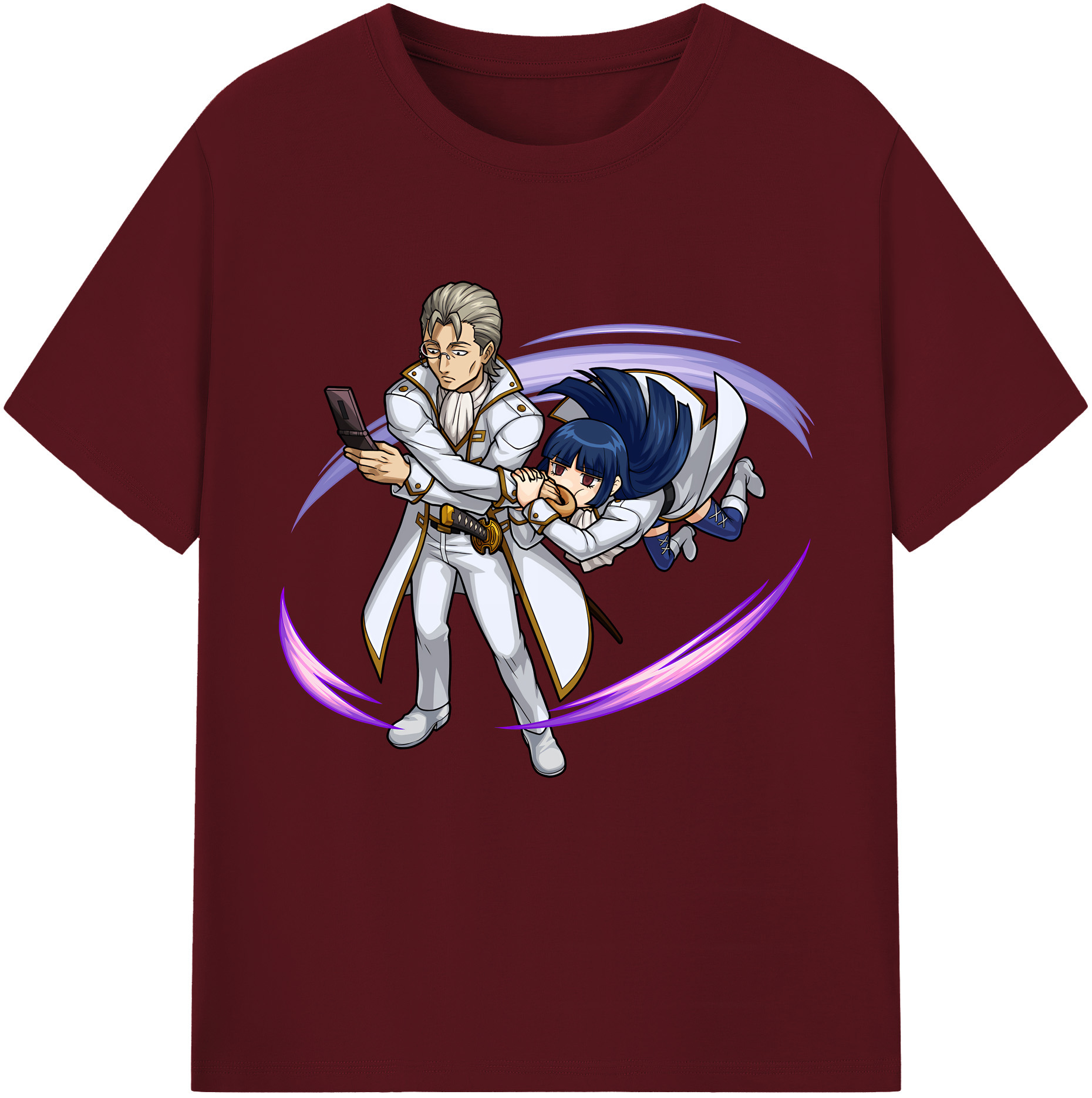 （画像用） ぎんたま 坂田銀時（さかたぎんとき） 神楽 志村新八（しむら しんぱち） GINTAMA Sakata Gintoki Kagura Shimura Shinpachi 綿100％半袖Tシャツ（フロントプリント）